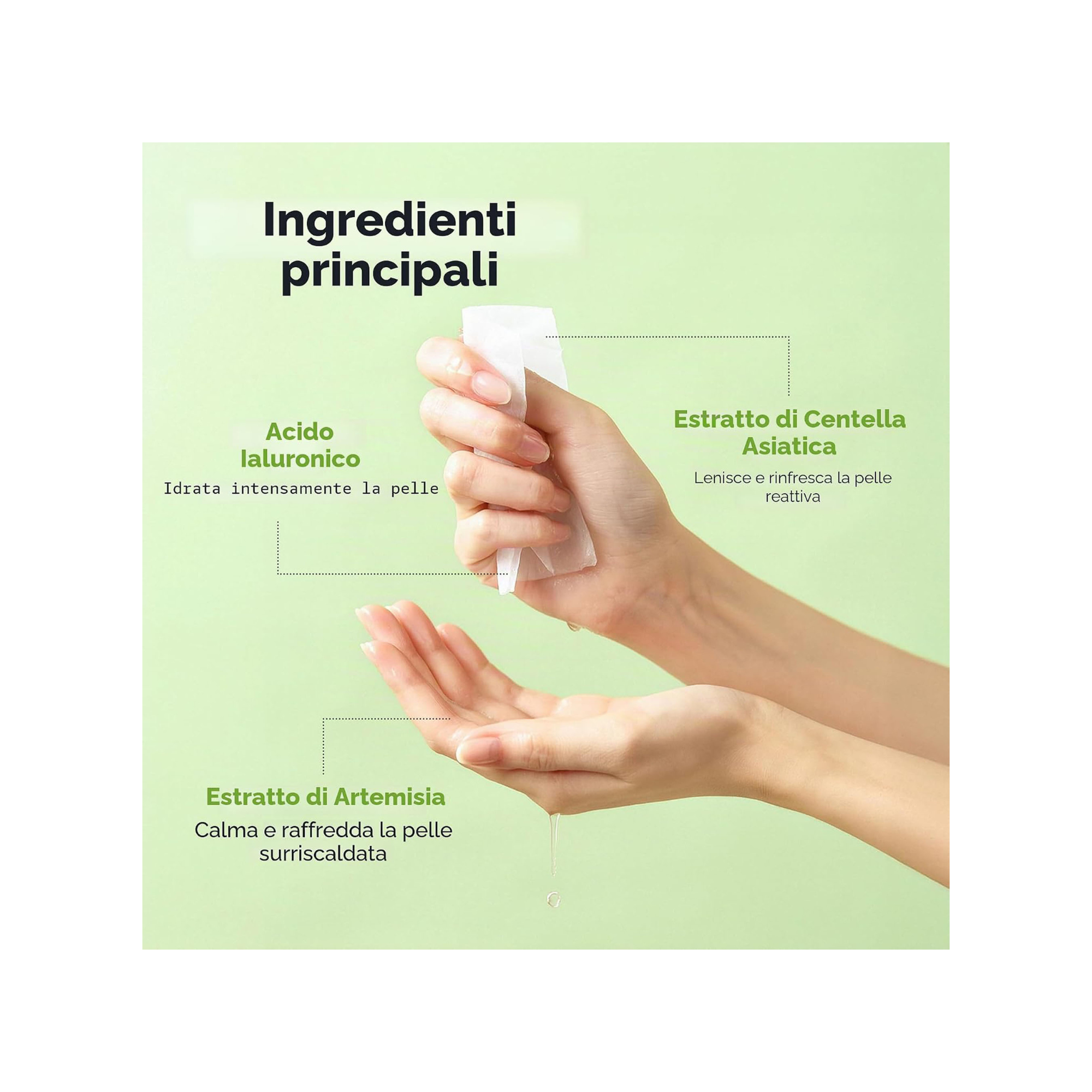 Centella Asiatica Calming Mask Hydrating Antiaging