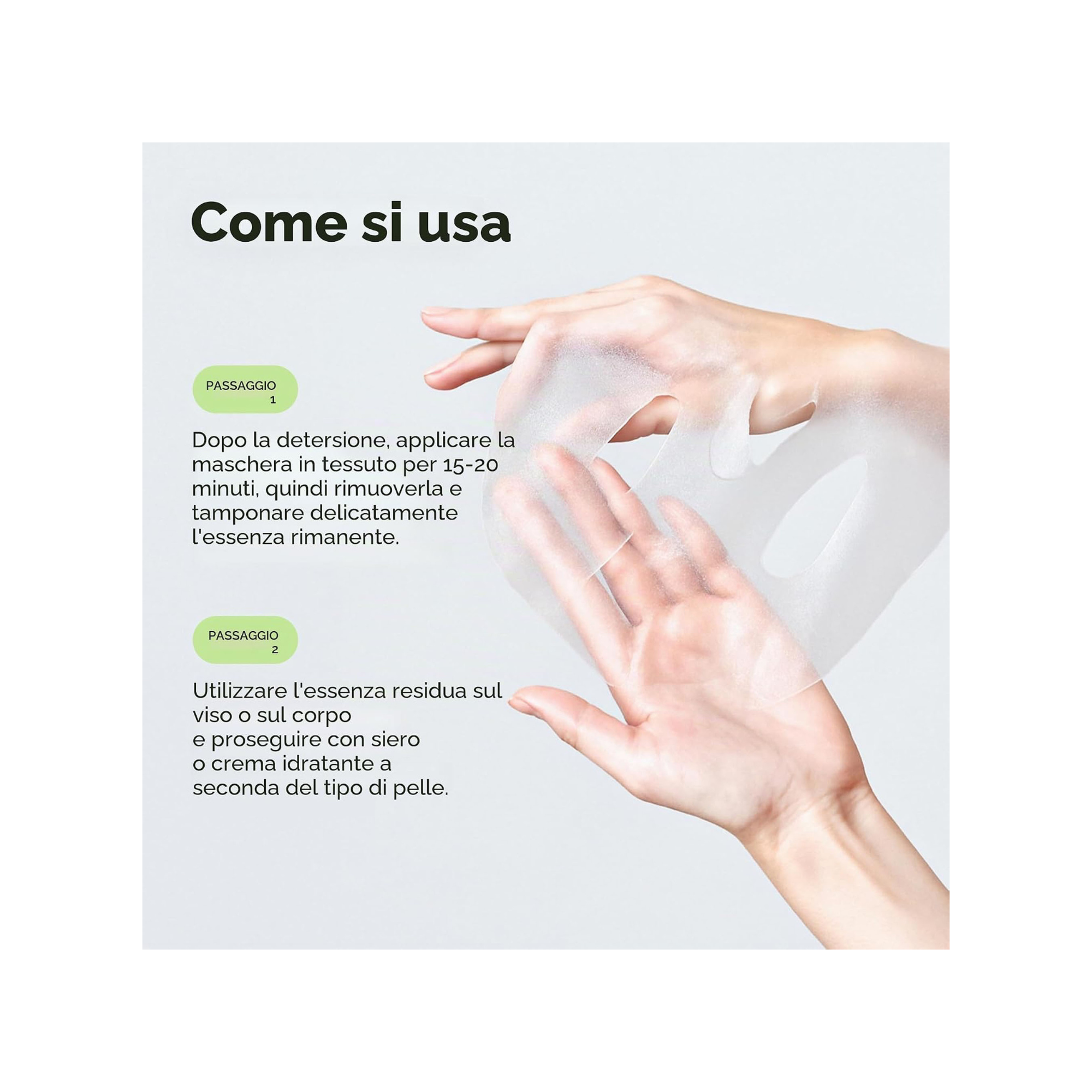 Centella Asiatica Calming Mask Hydrating Antiaging