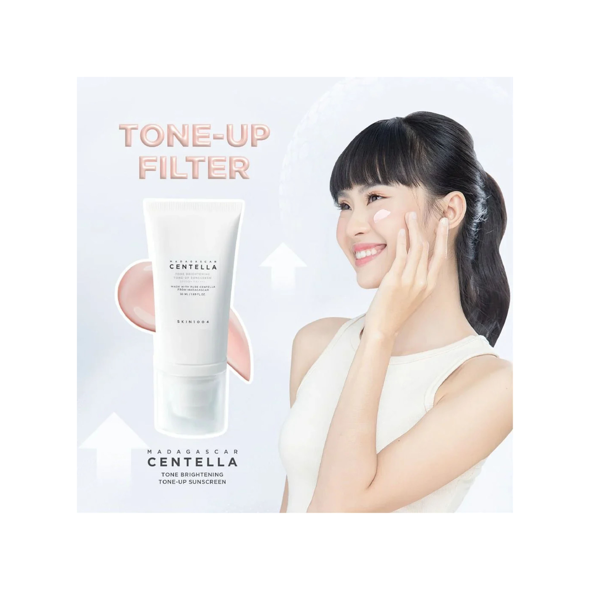 Madagascar Centella Tone Brightening Tone-Up Sunscreen SPF50+ PA++++