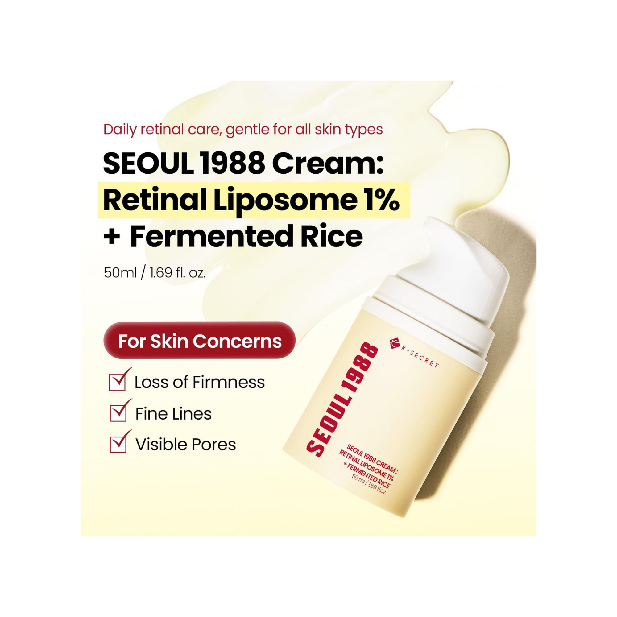 Seoul 1988 Cream Retinal Liposome